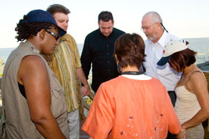 group praying